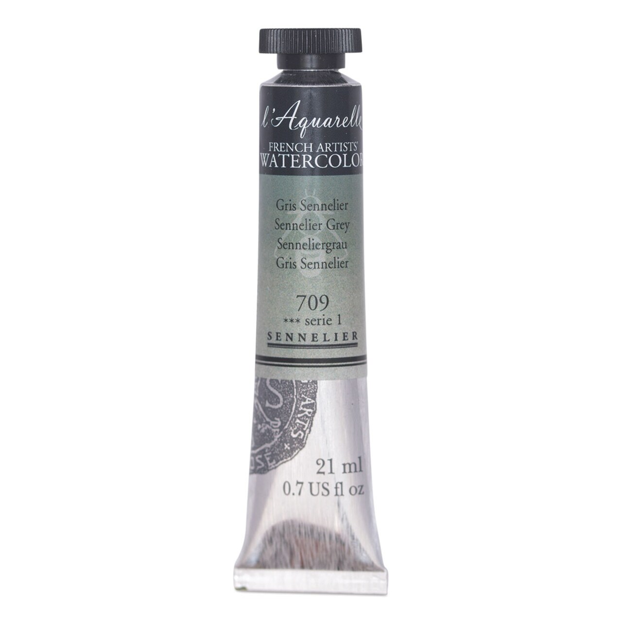 Sennelier French Artists' Watercolor - Sennelier Grey, 21 ml Tube